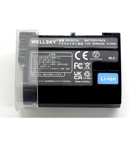 Amazon | Nikon EN-EL15c Li-ionリチャージャブルバッテリー | カメラ